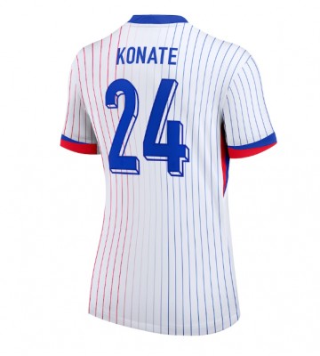 Frankrig Ibrahima Konate #24 Udebanetrøje Dame EM 2024 Kort ærmer